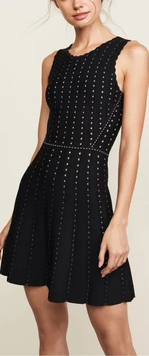 Crystal-Embellished Mini Dress
