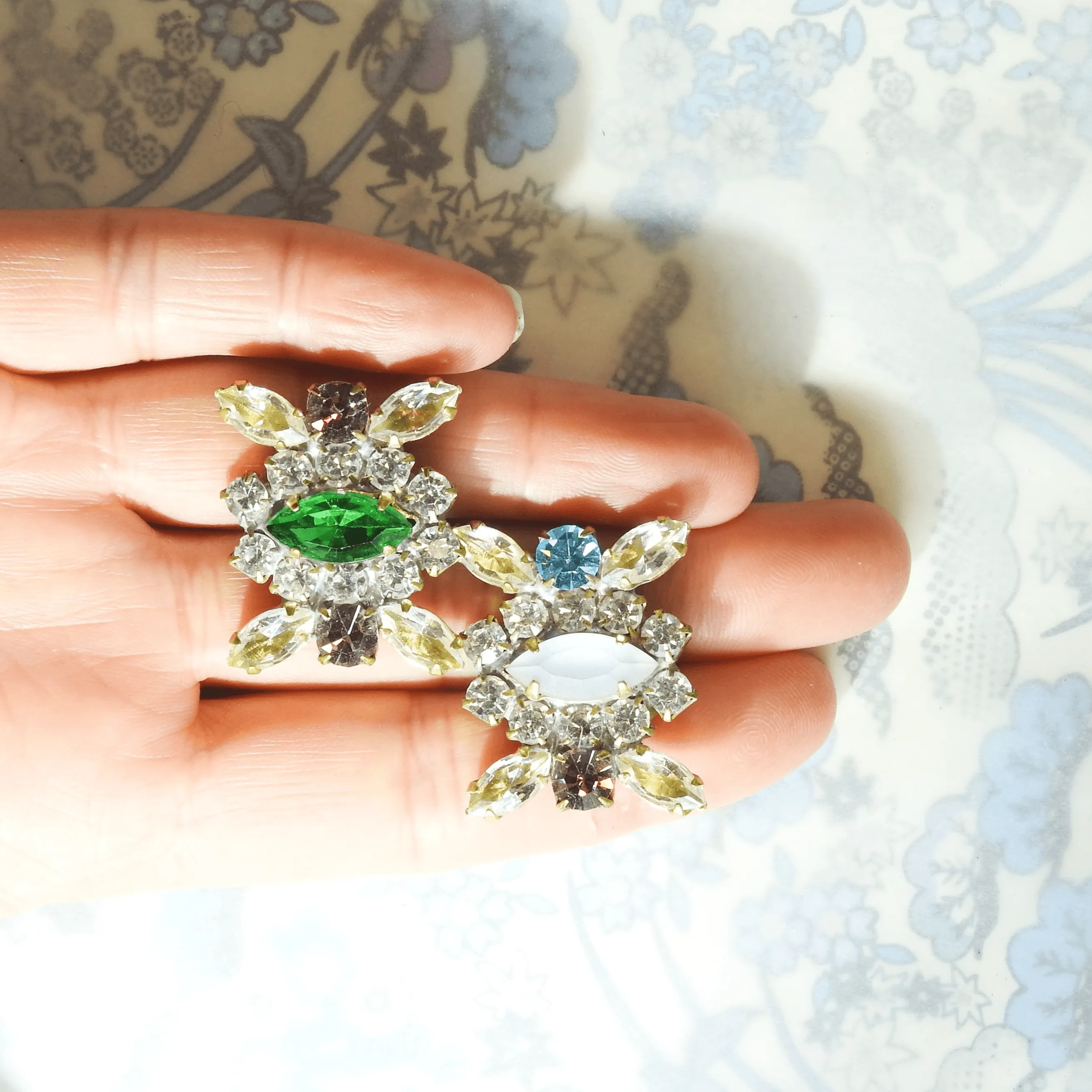 Crystal Embellished Shank Buttons