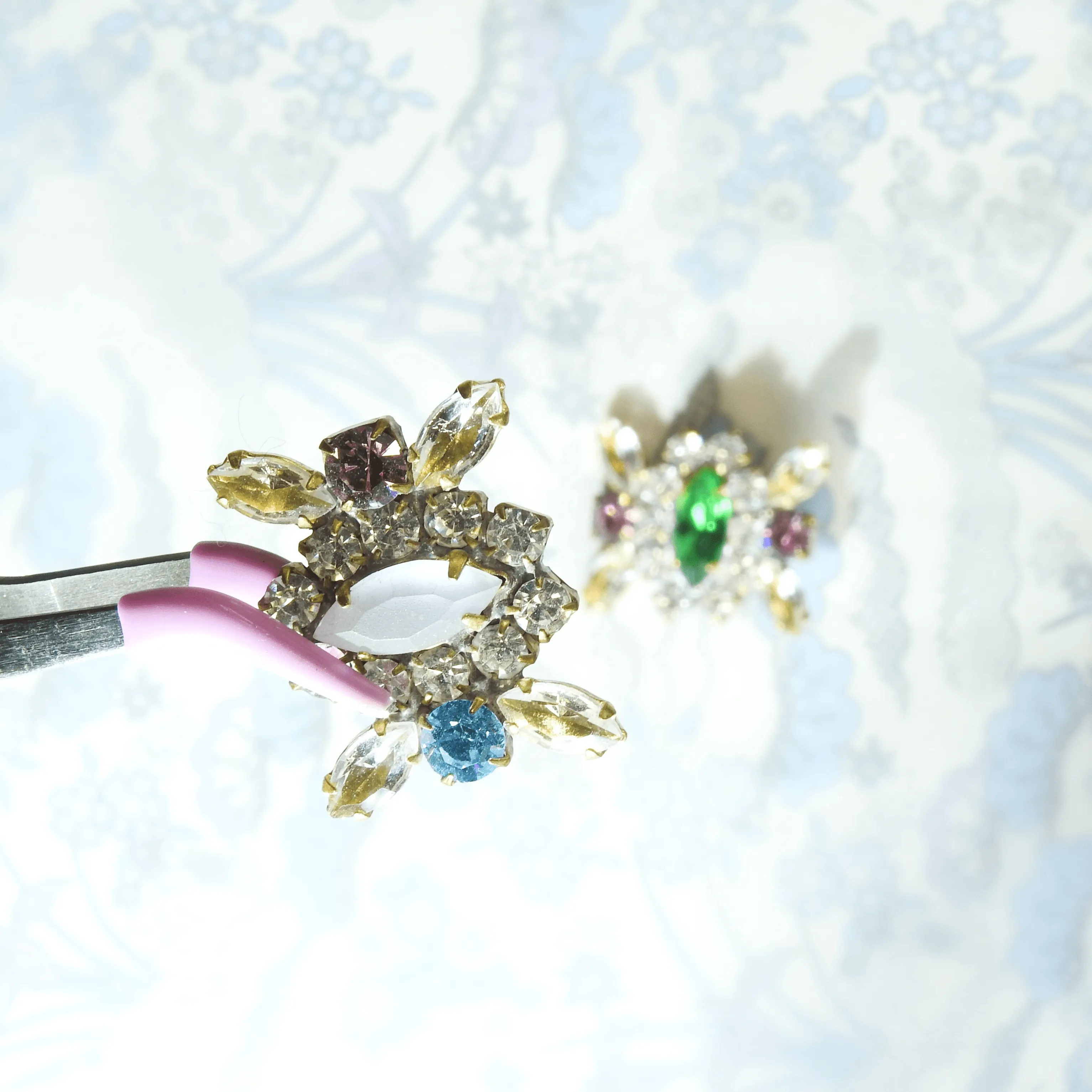 Crystal Embellished Shank Buttons