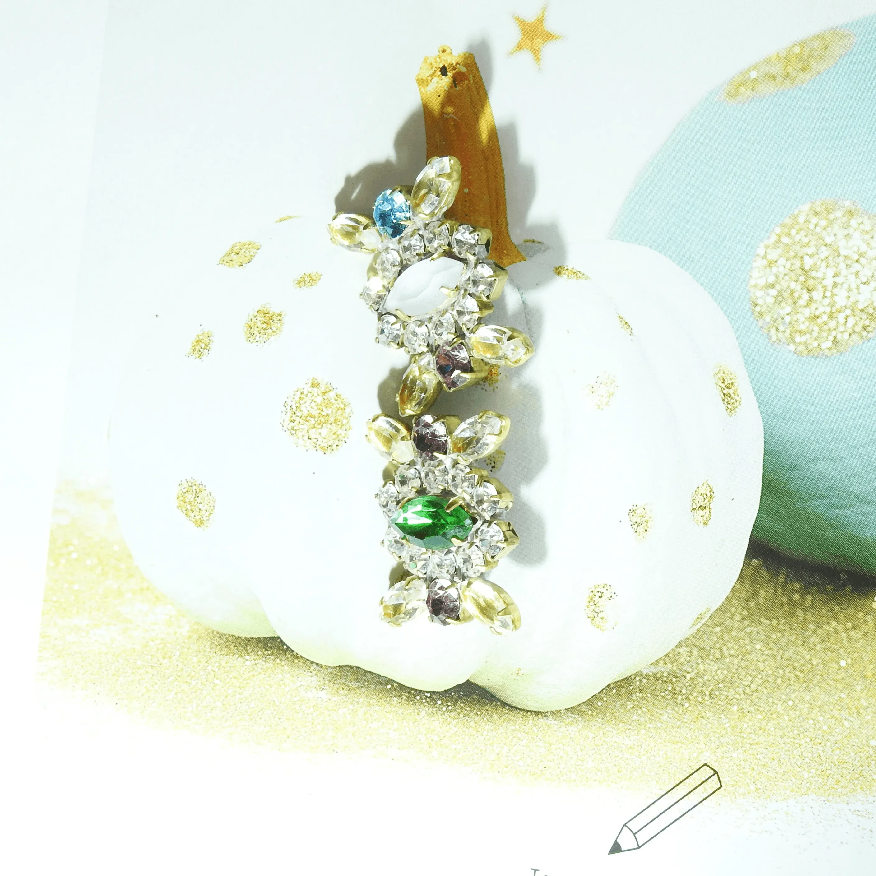 Crystal Embellished Shank Buttons