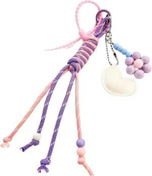 Cute Purse Charms for Handbags, Kawaii Y2k Accessories Trendy Keychain Fashion Key Bag Charm Preppy Aesthetic Decor