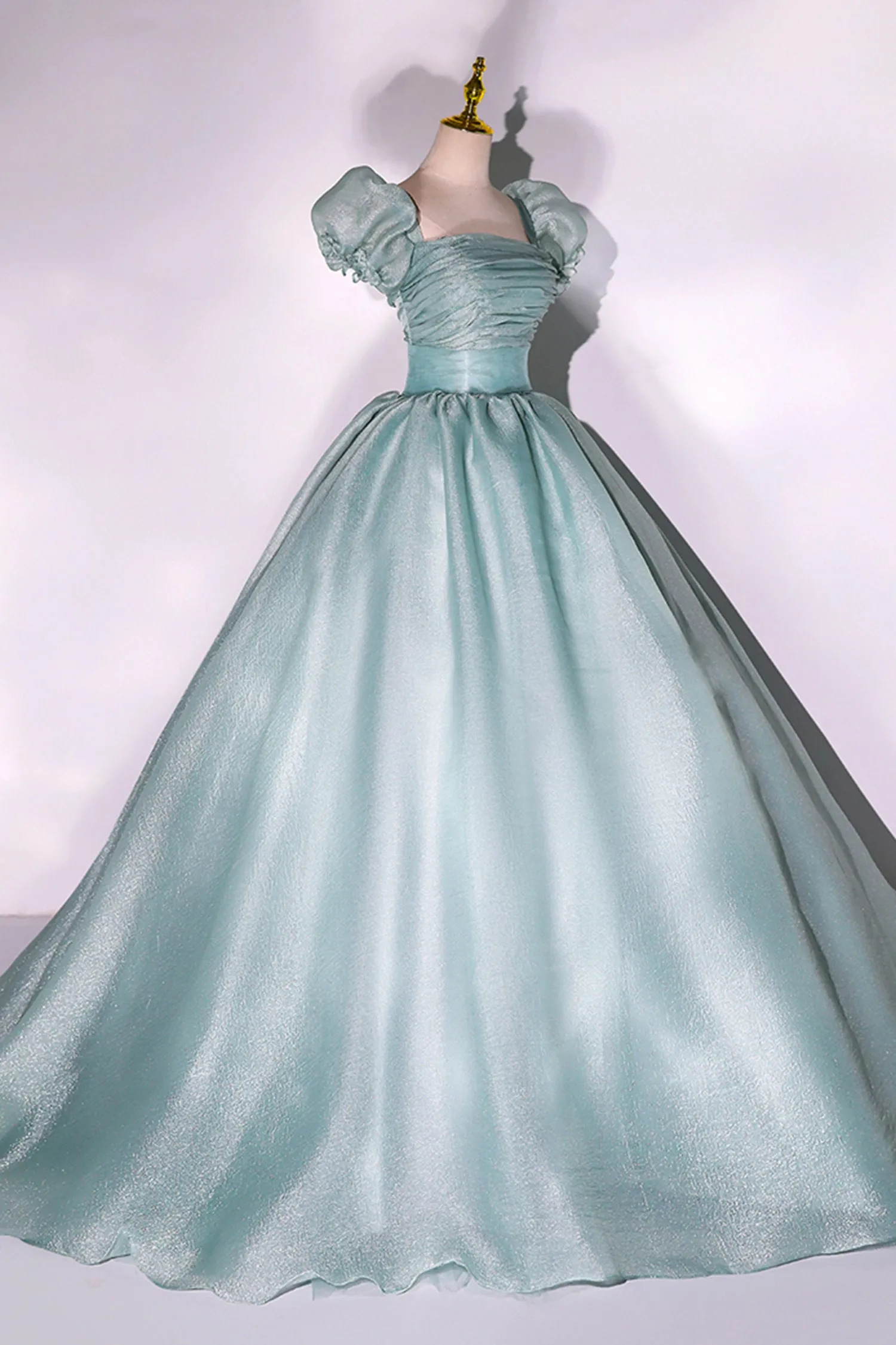 Cute Tulle Long Prom Dresses, A-Line Evening Dresses