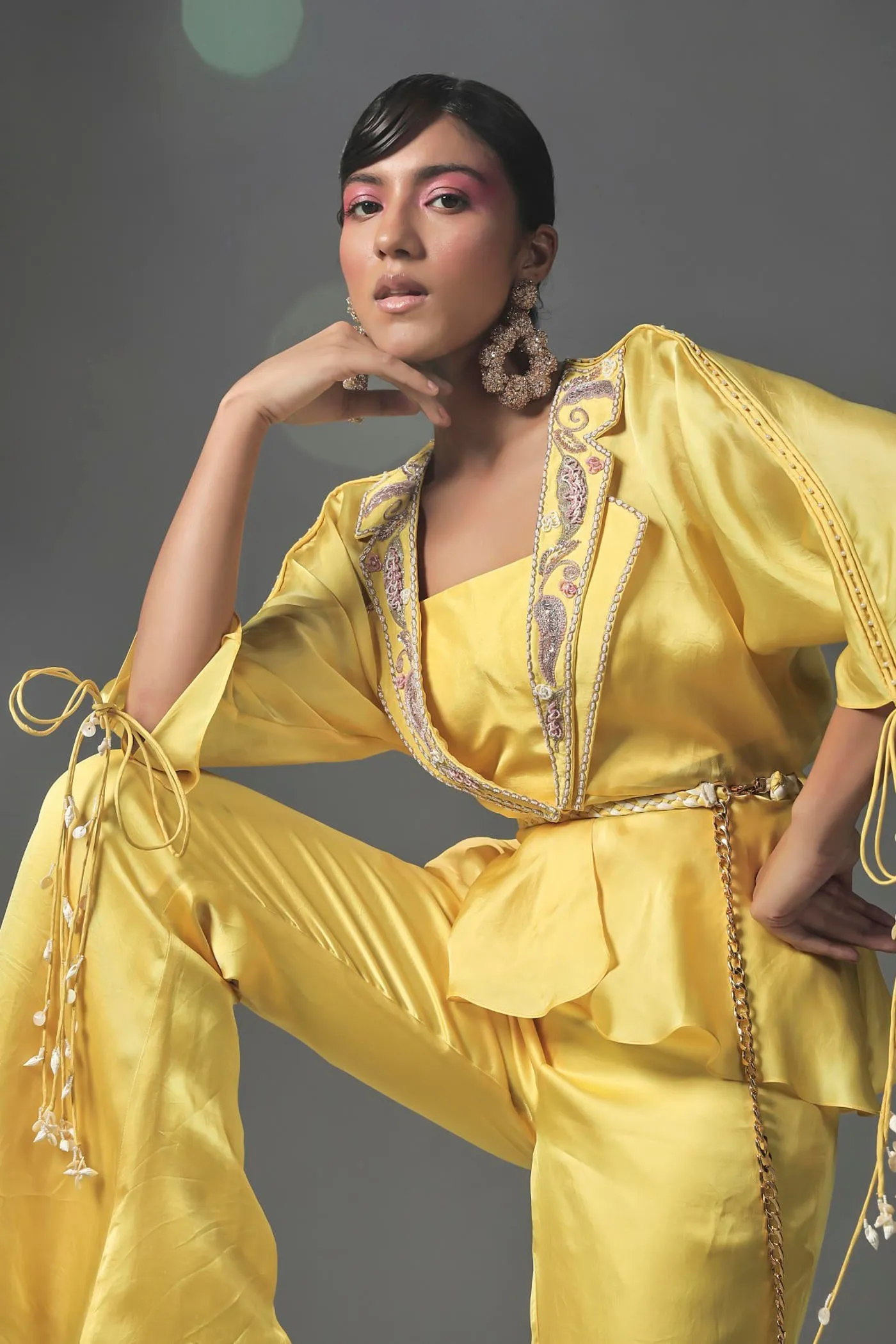 Daffodil organza CO-Ord set