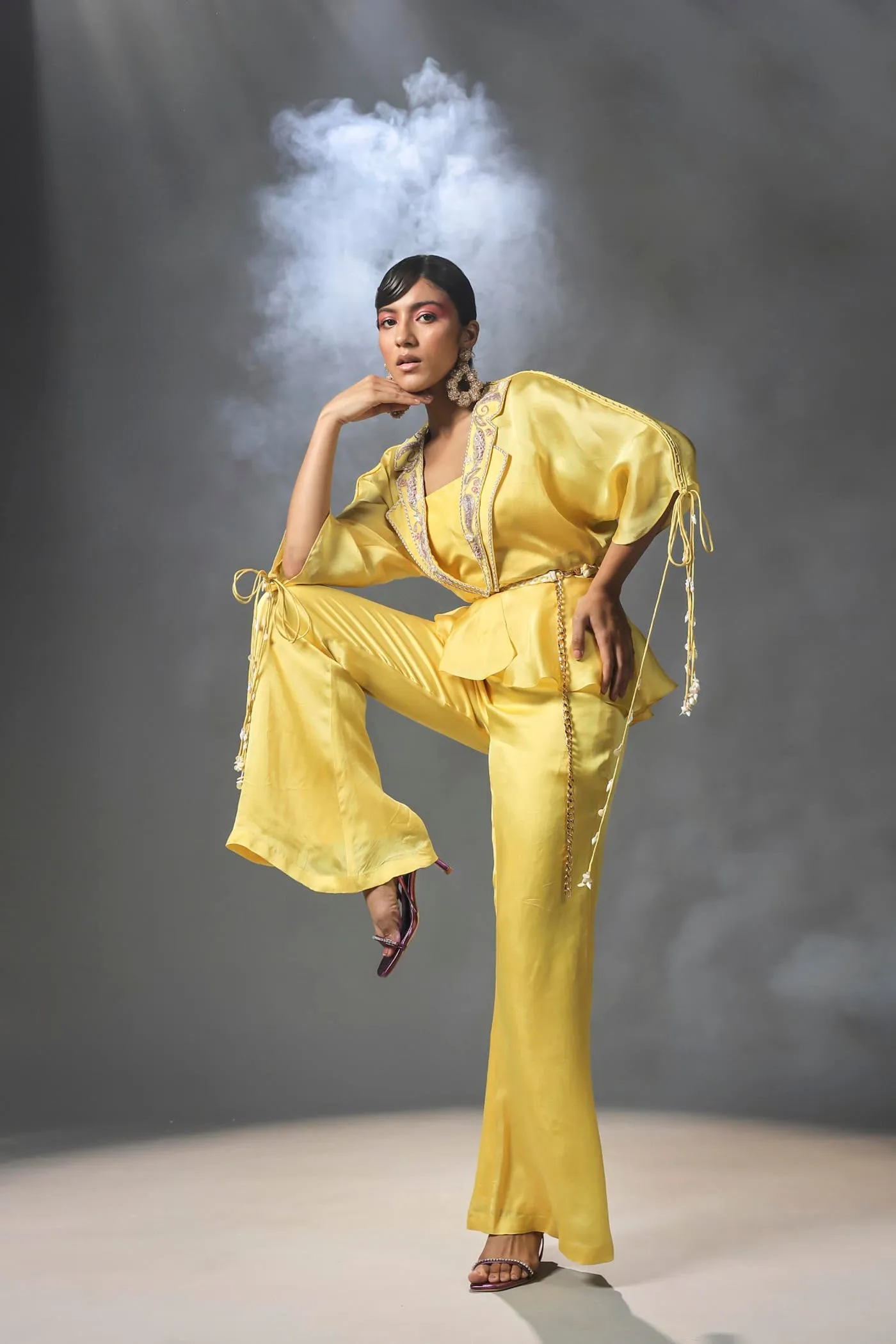 Daffodil organza CO-Ord set