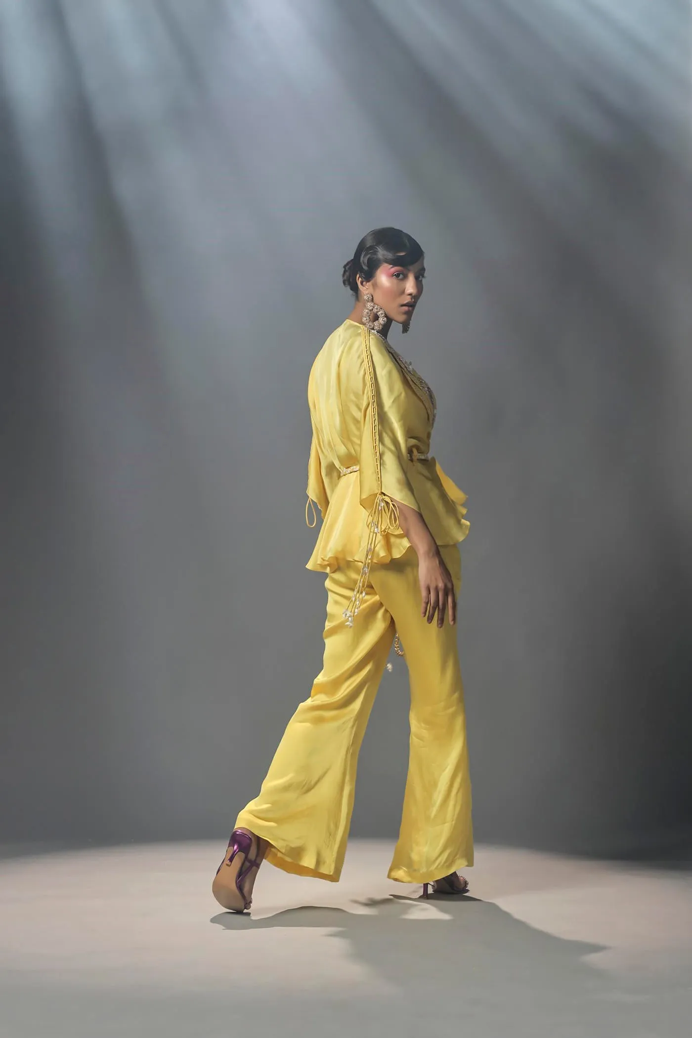 Daffodil organza CO-Ord set