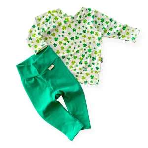 Dainty Shamrocks and Green Lounge Set