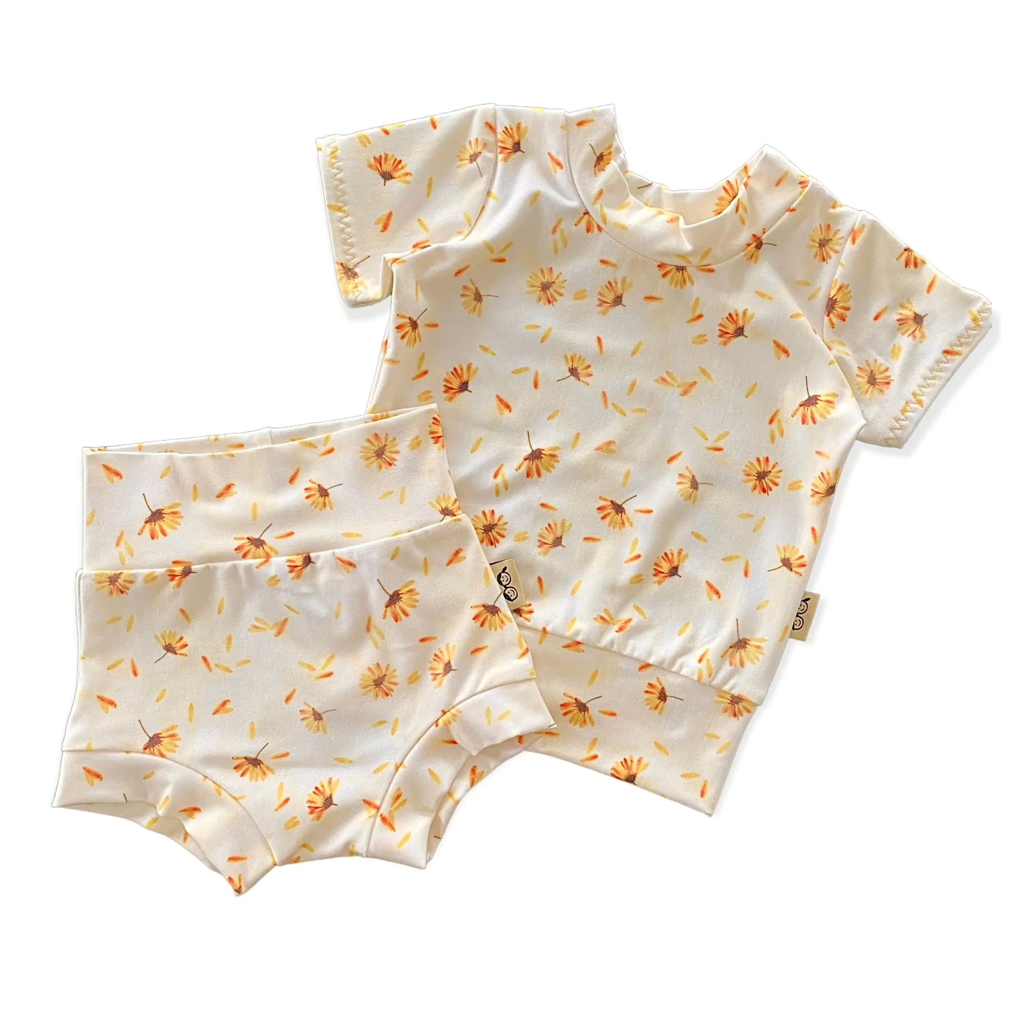 Daisy Blossom on Cream Summer Lounge Set