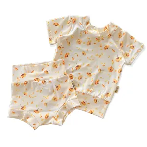 Daisy Blossom on Cream Summer Lounge Set