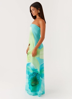Darcy Maxi Dress - Turquoise Floral Darcy Maxi Dress - Turquoise Floral