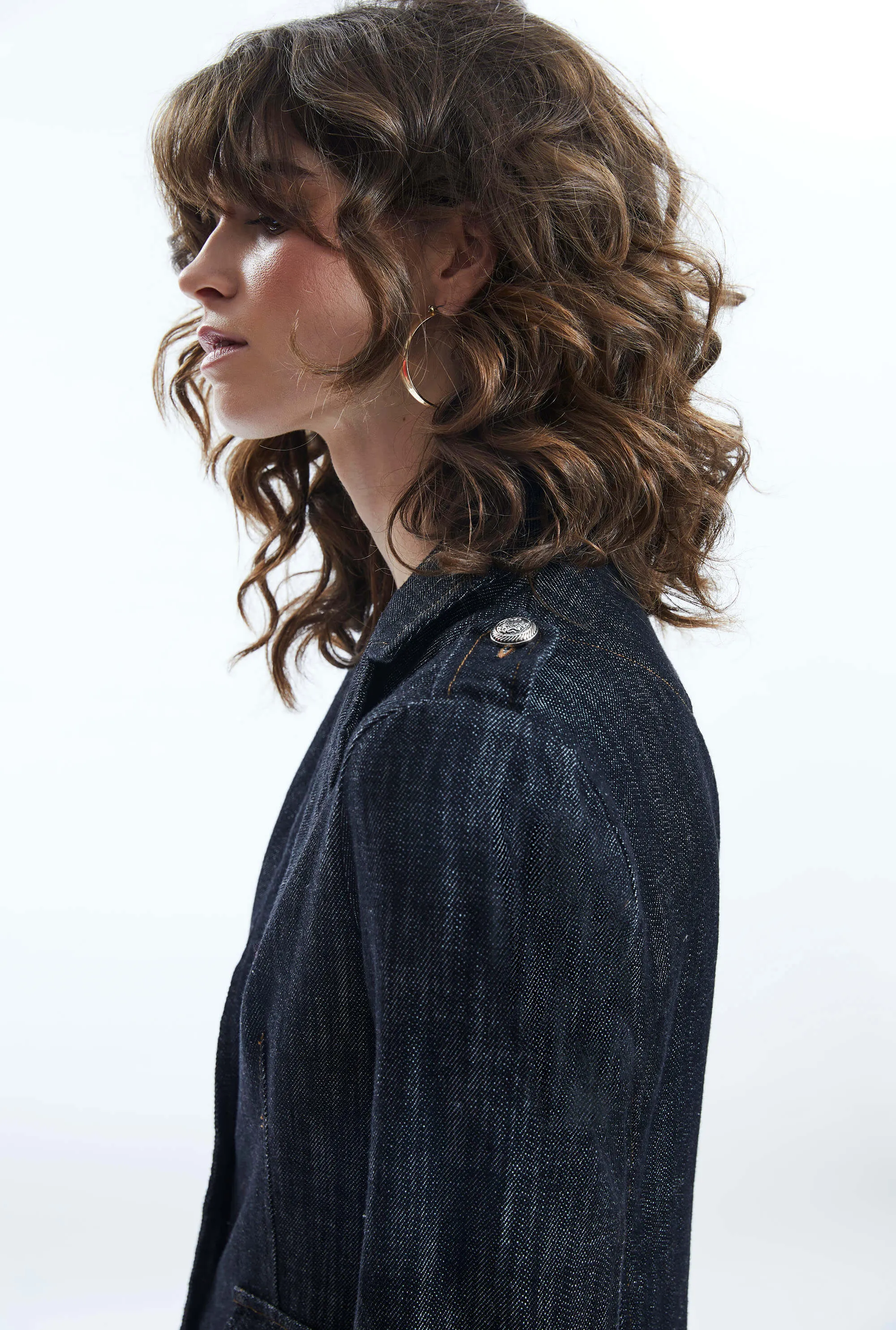 Dark Jean Tailored Blazer