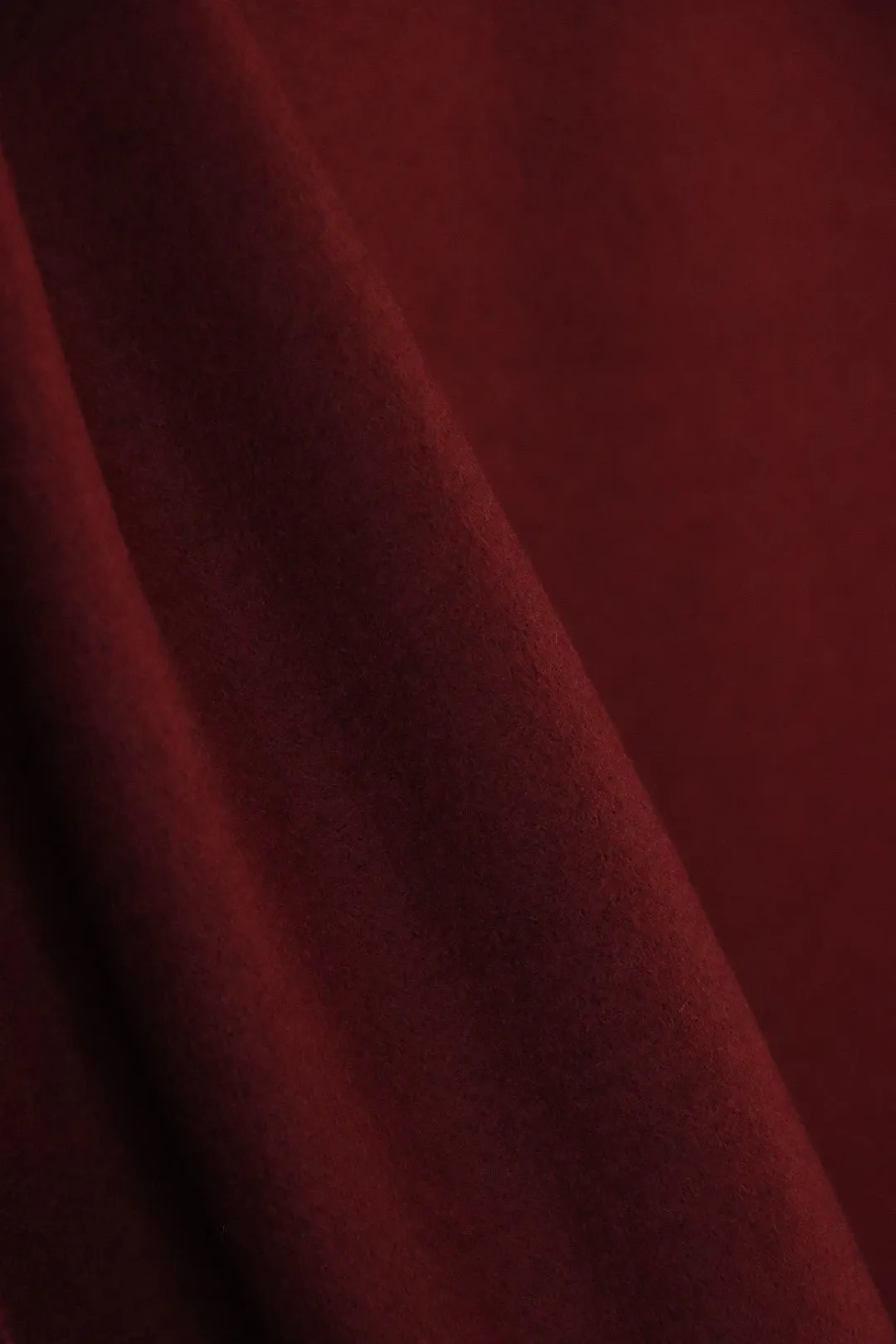 Dark Red Oslo Double Knit Wool | By The Half Yard