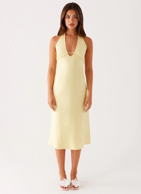 Davies Midi Dress - Yellow Davies Midi Dress - Yellow