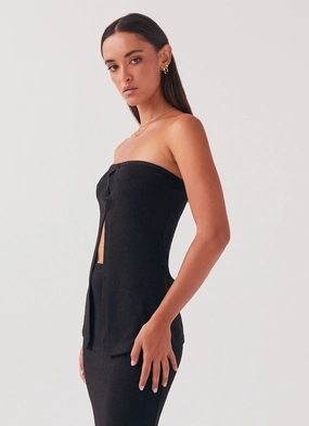 Delicate Lady Knit Top - Black Delicate Lady Knit Top - Black