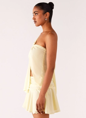 Delight Me Asymmetrical Top - Yellow Delight Me Asymmetrical Top - Yellow