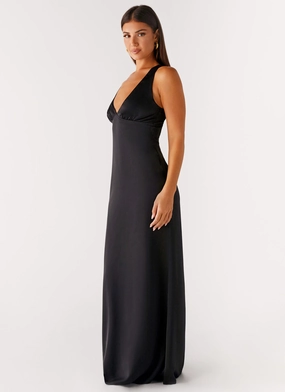 Desi Halterneck Maxi Dress - Black Desi Halterneck Maxi Dress - Black