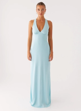 Desi Halterneck Maxi Dress - Mint Desi Halterneck Maxi Dress - Mint