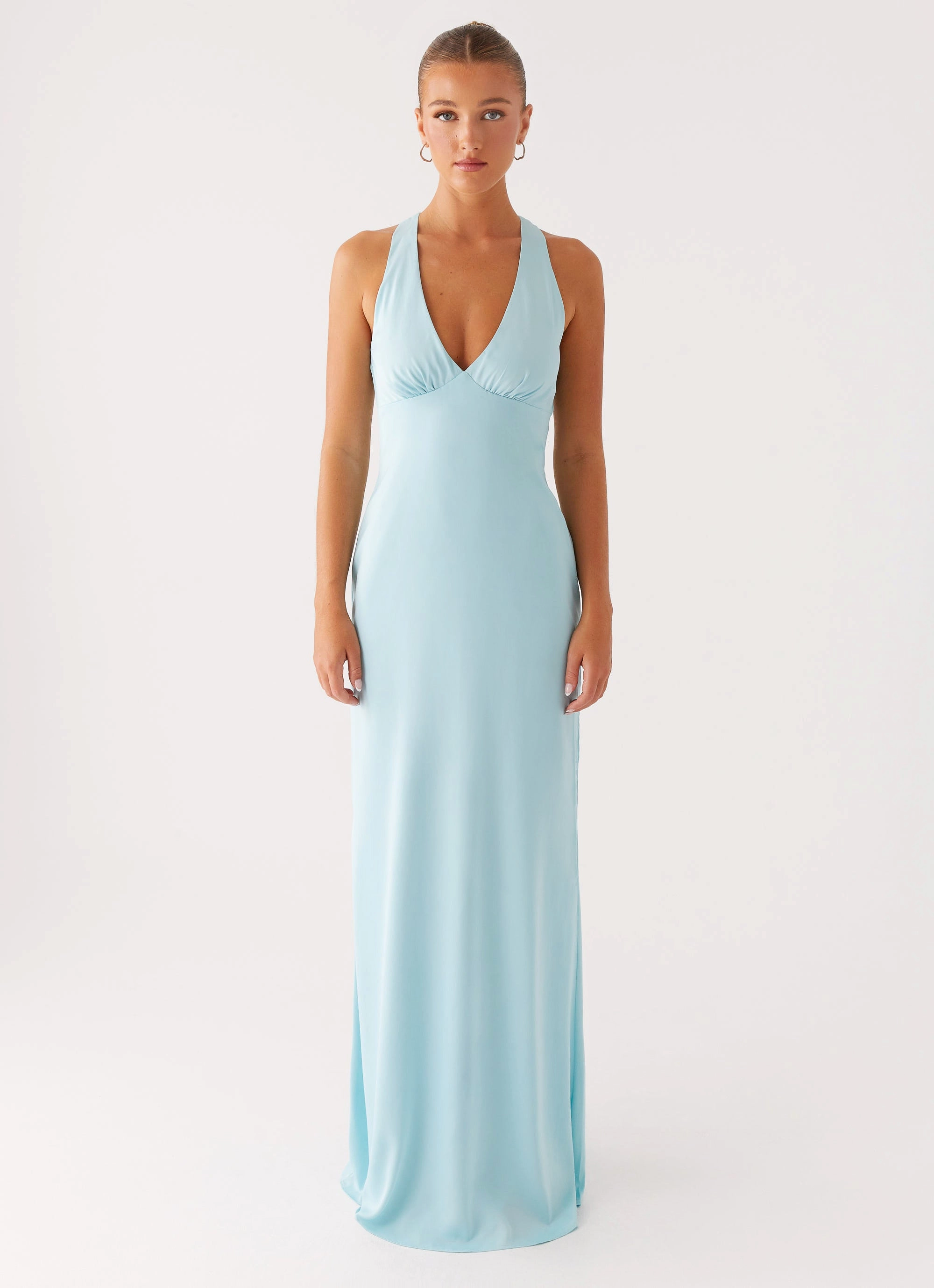 Desi Halterneck Maxi Dress - Mint