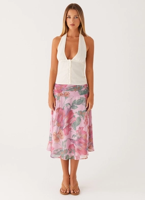 Devoted Halterneck Top - Ivory Devoted Halterneck Top - Ivory