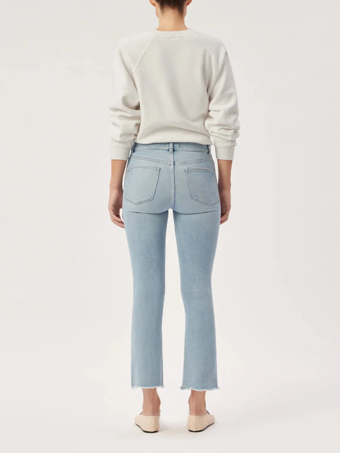 DL1961 Bridget Boot Intrasculpt Boot in Breeze Distressed