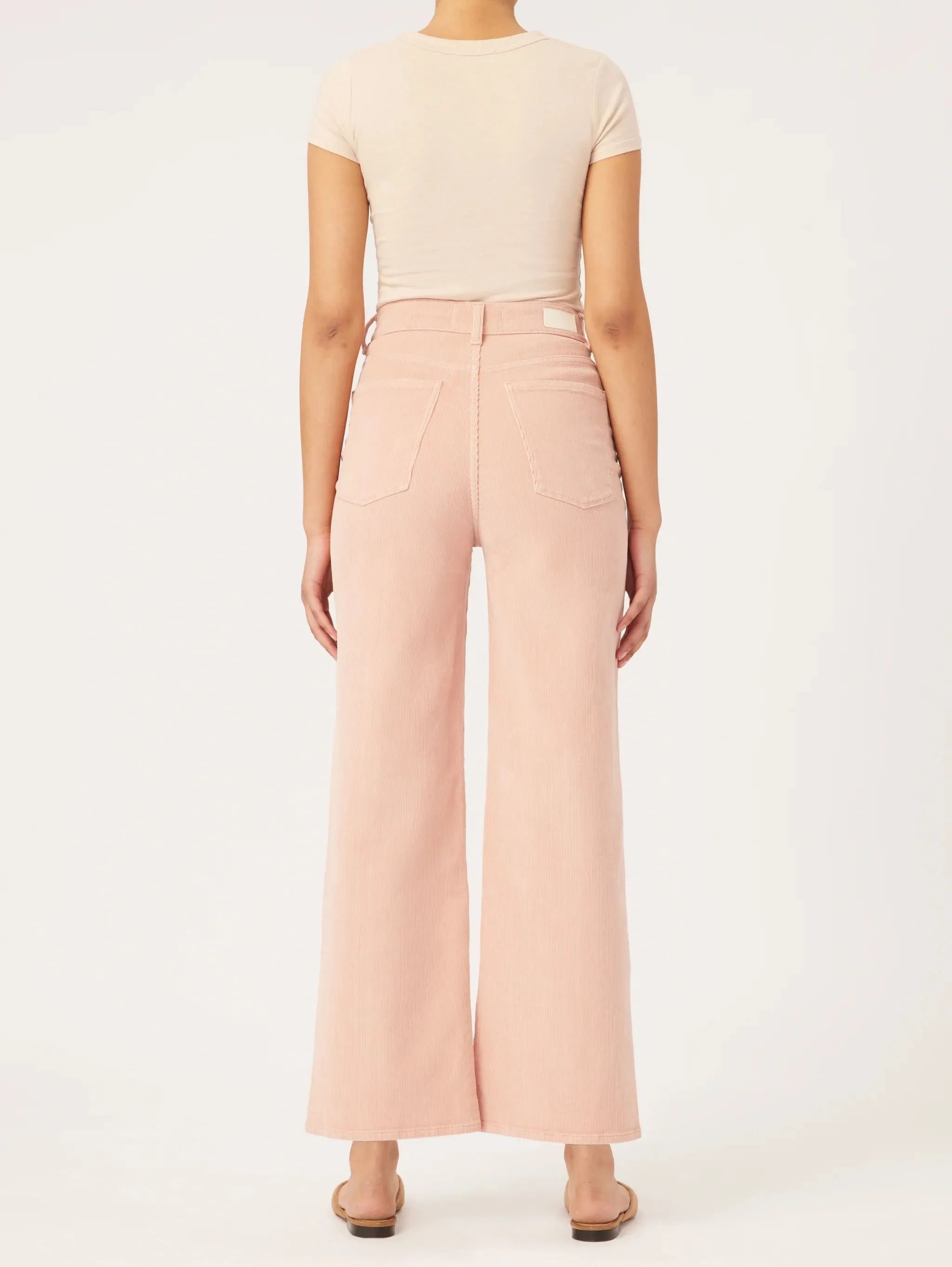 DL1961 Hepburn Wide Leg High Rise Vintage - Rose Vale