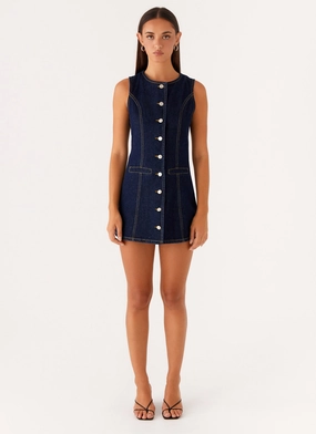 Dolton Mini Dress - Indigo Dolton Mini Dress - Indigo