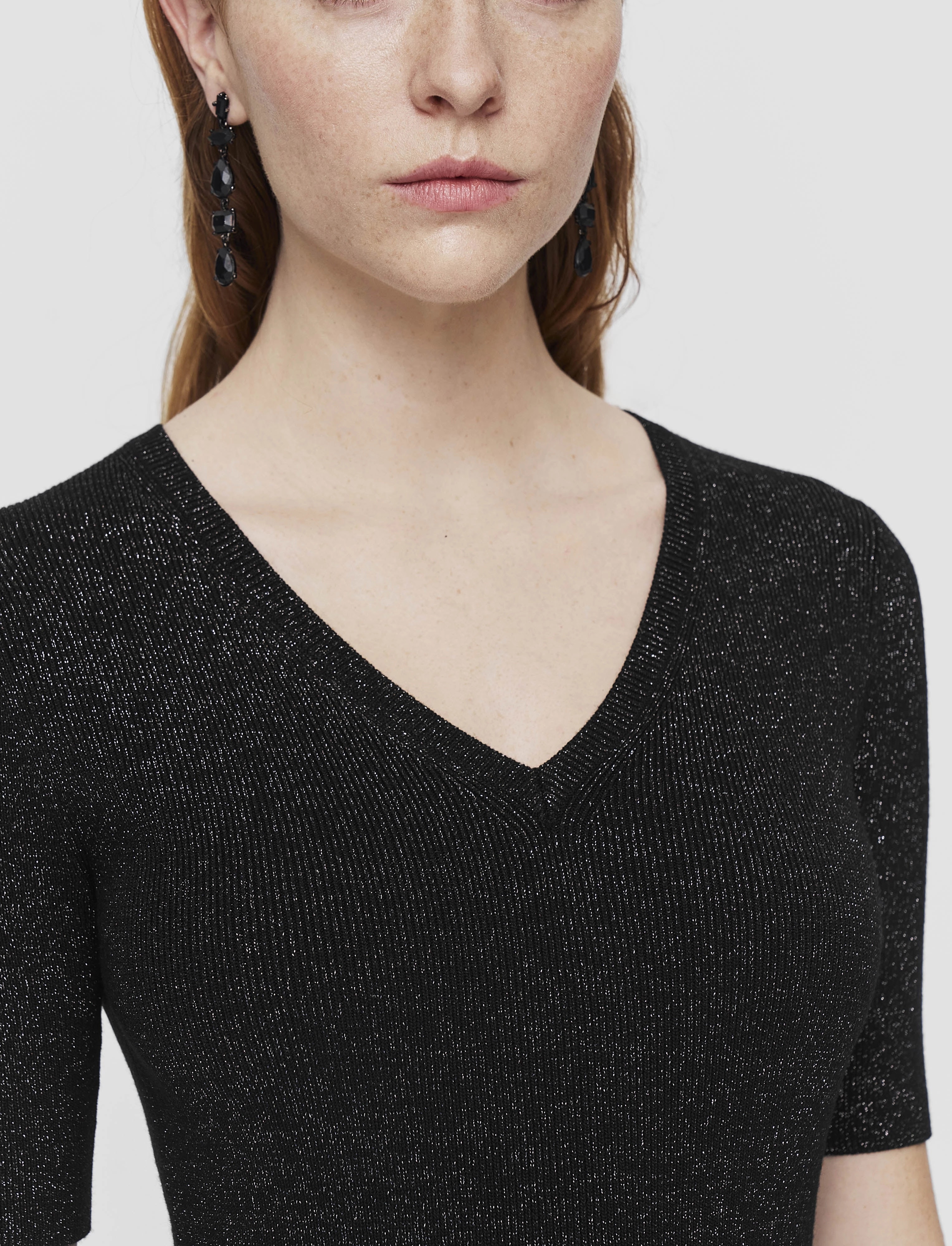 Domat Pleated Lurex Dress