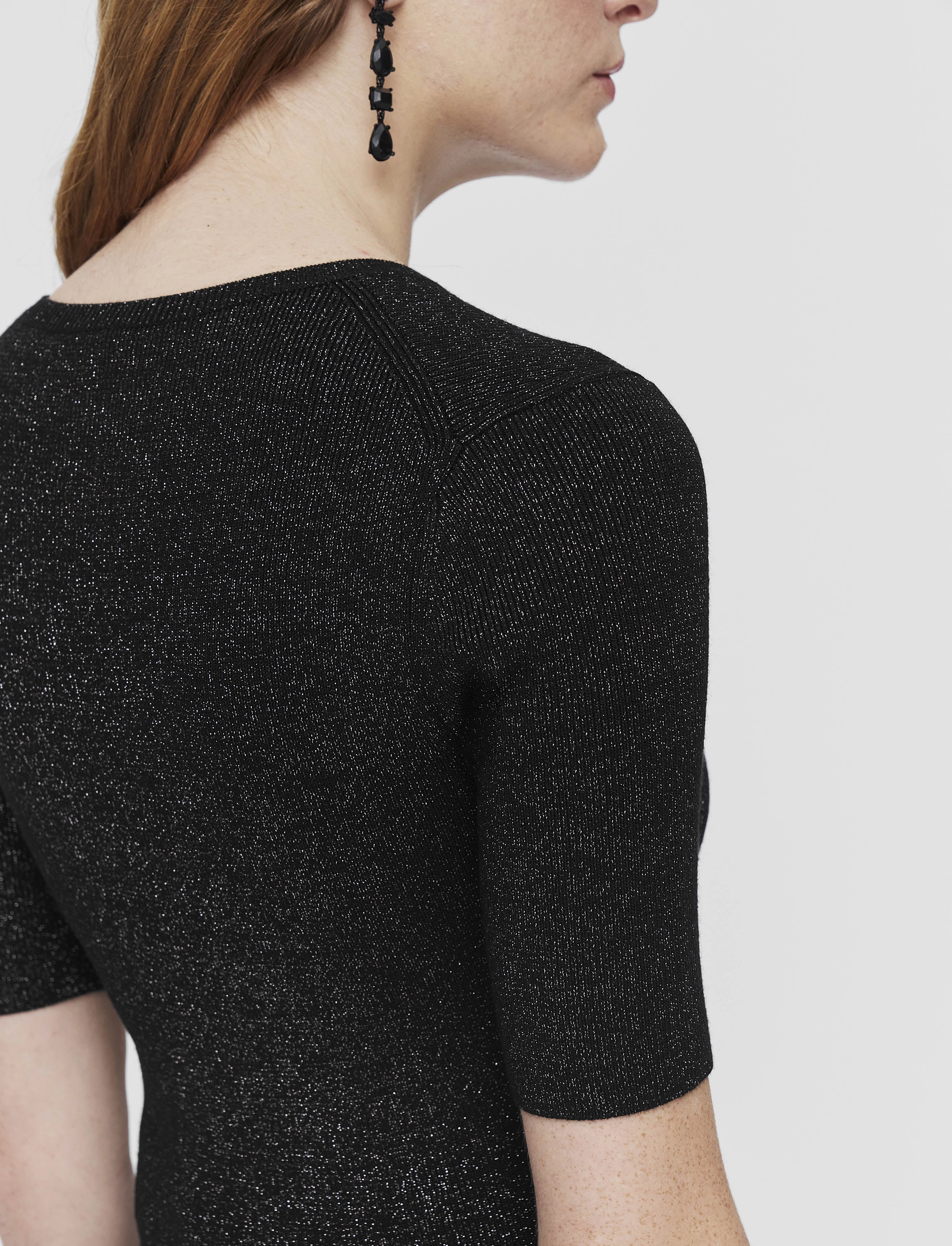 Domat Pleated Lurex Dress