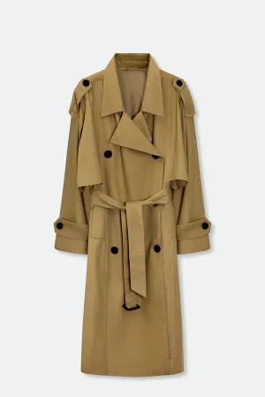 DOUBLE-BREASTED CLASSIC TRENCH COAT DOUBLE-BREASTED CLASSIC TRENCH COAT