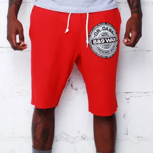Dr. Dabs Terry Shorts Red