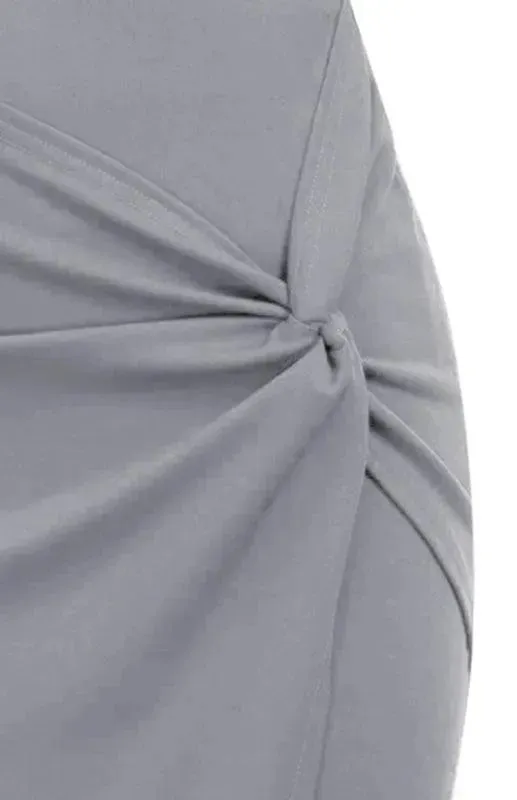Draped Asymmetrical Fashion Pleated Skirt