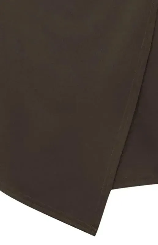 Draped Asymmetrical Fashion Pleated Skirt