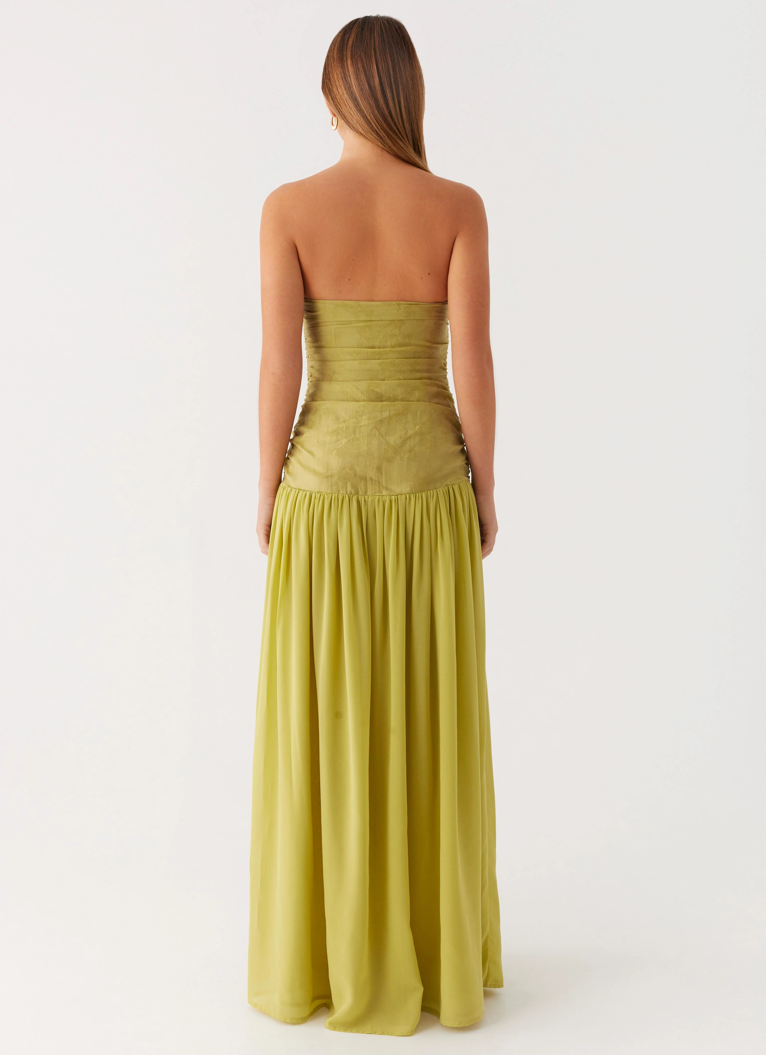 Dreamer Maxi Dress - Lime Zest