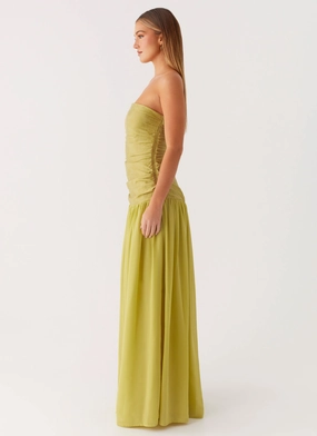 Dreamer Maxi Dress - Lime Zest Dreamer Maxi Dress - Lime Zest