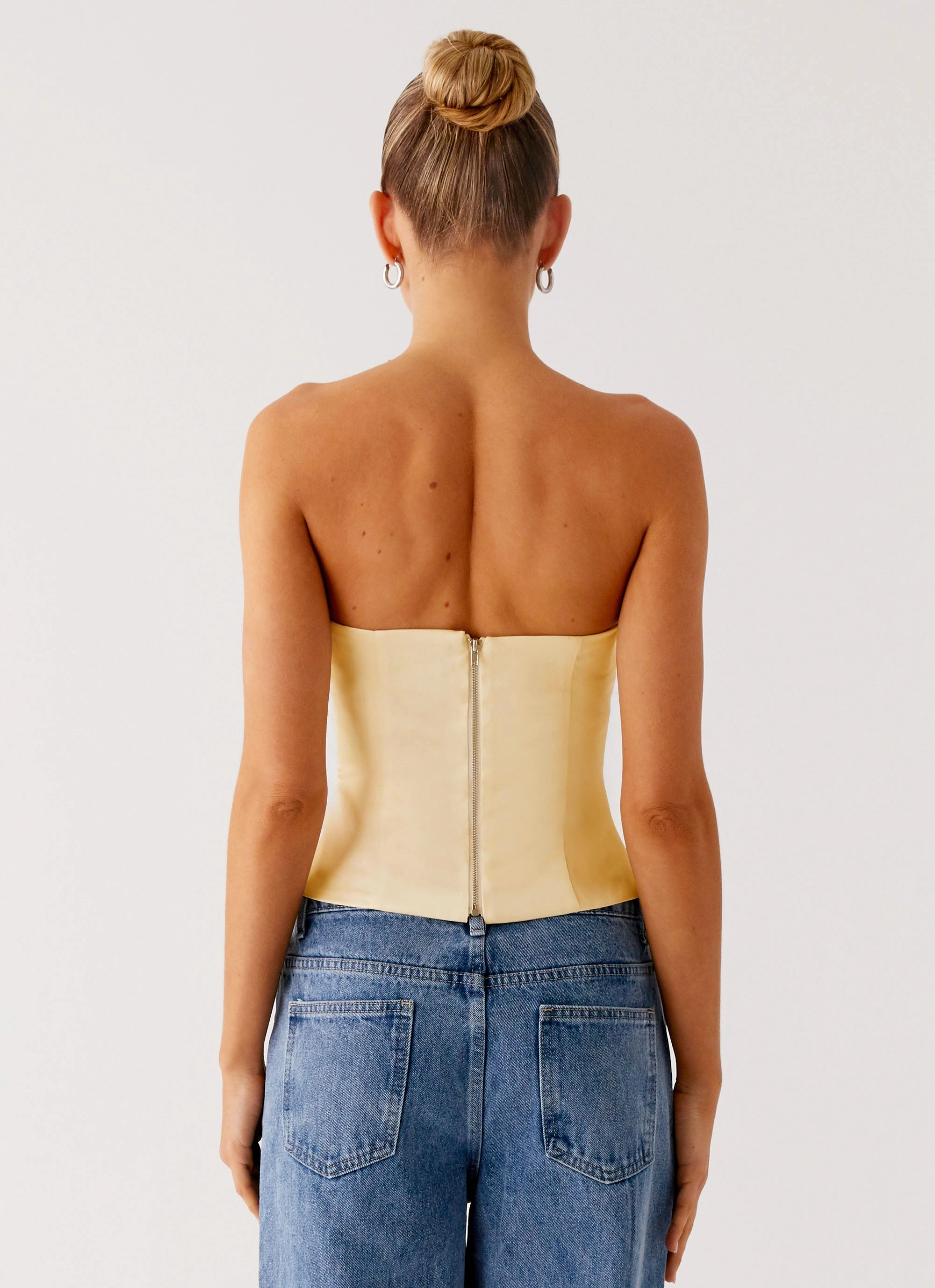 Dreamy Skies Strapless Top - Heirloom Floral