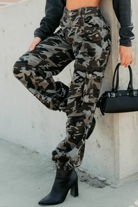 Duke Studded Wide Leg Signature 8 Pants (Camouflage) Duke Studded Wide Leg Signature 8 Pants (Camouflage)
