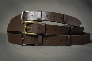 Durable Leather Belt 38 mm | Brown collection | Handcrafted | Personalization Available