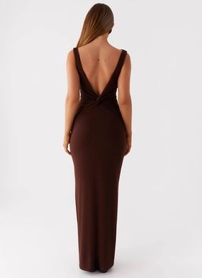 Earthbound Muse Maxi Dress - Chocolate Earthbound Muse Maxi Dress - Chocolate