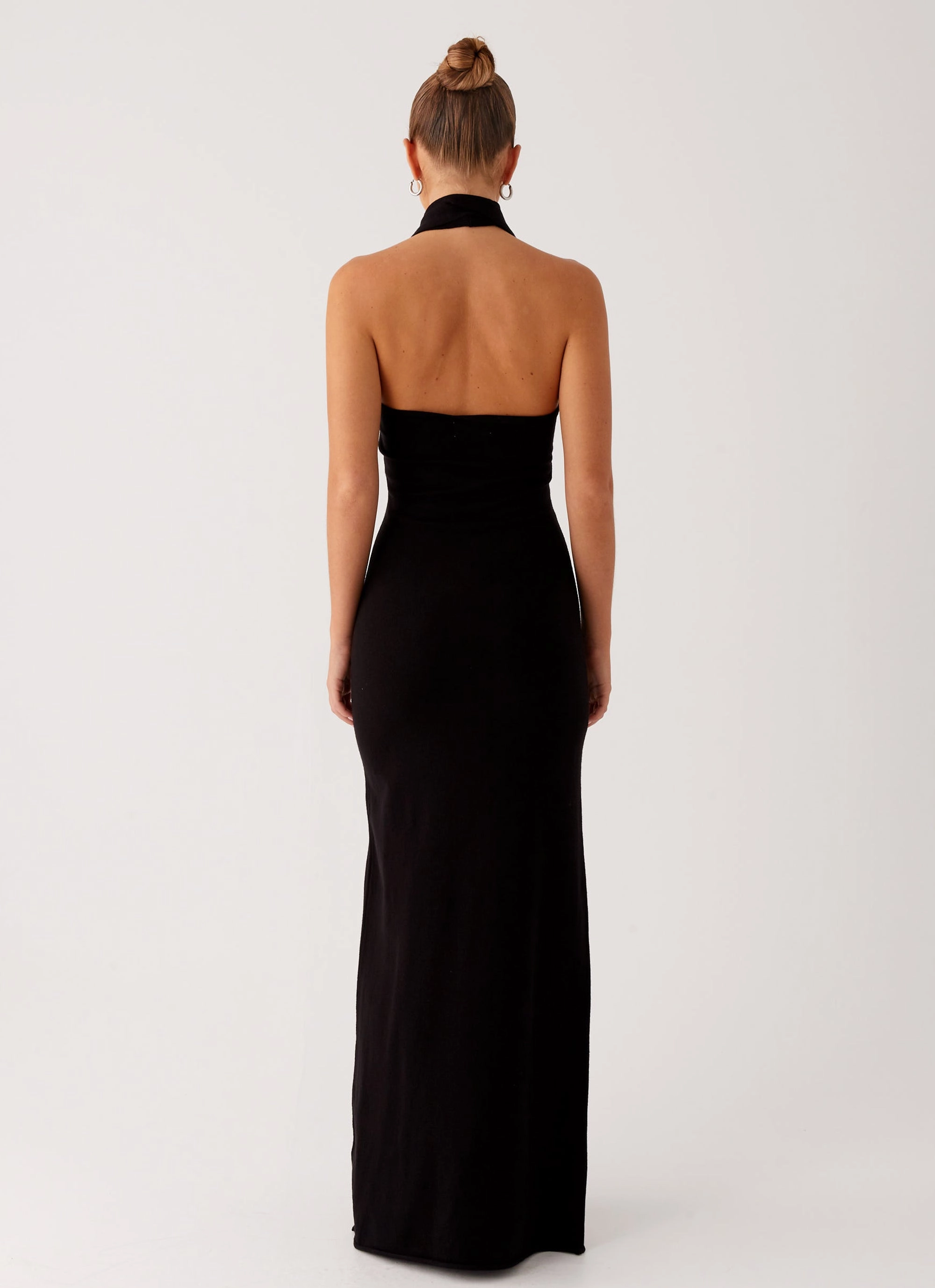 Eddie Knit Maxi Dress - Black