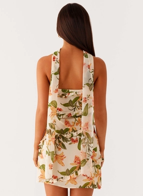Edwina Strapless Mini Dress - Floral Print Edwina Strapless Mini Dress - Floral Print
