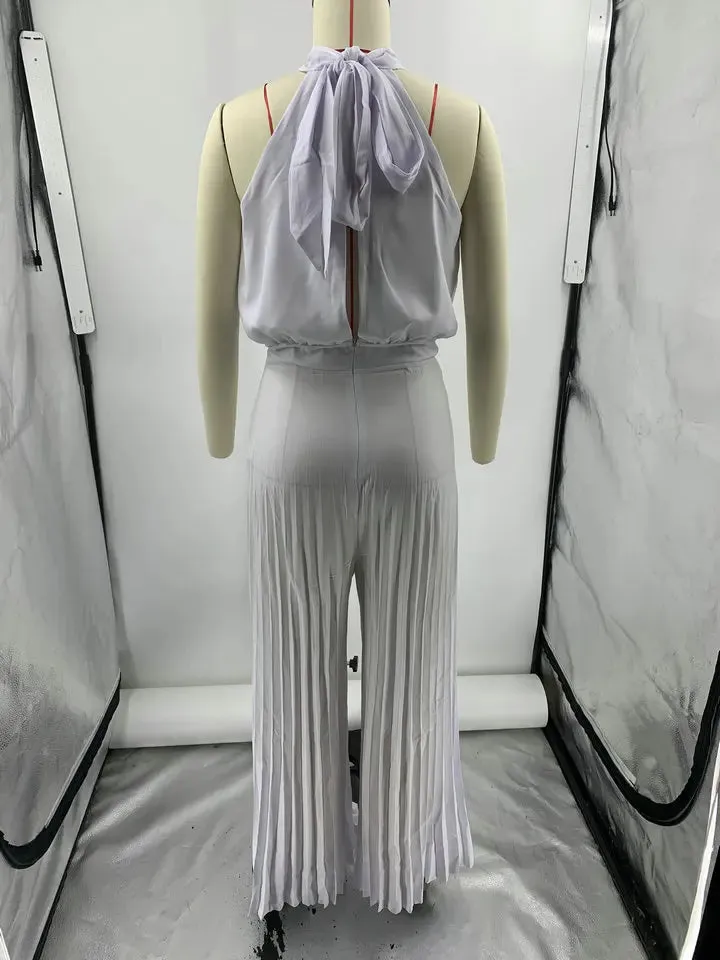 Elegant Sleeveless Wideleg  Jumpsuits