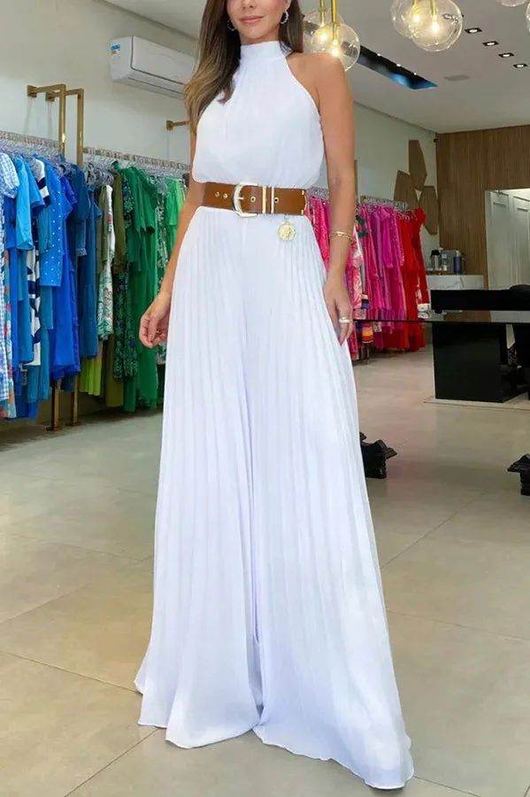 Elegant Sleeveless Wideleg  Jumpsuits