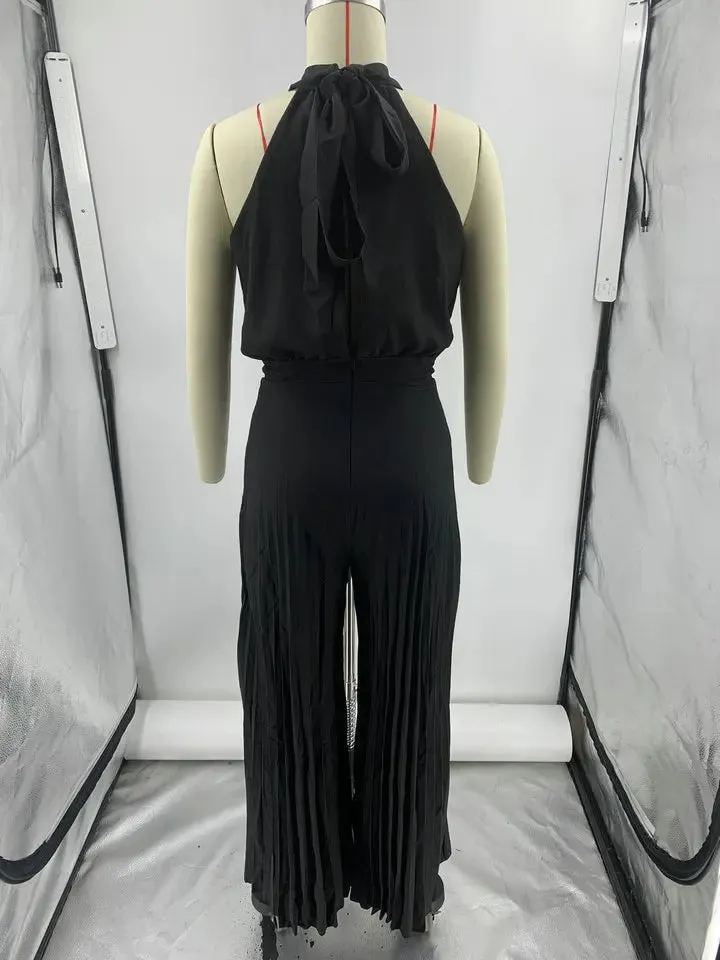 Elegant Sleeveless Wideleg  Jumpsuits