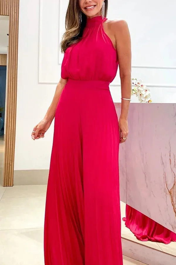 Elegant Sleeveless Wideleg  Jumpsuits