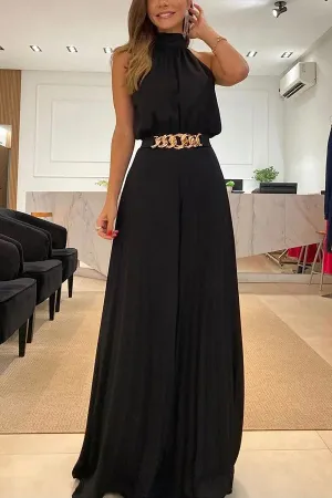 Elegant Sleeveless Wideleg  Jumpsuits