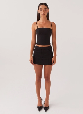 Eliana Crop Top - Black Eliana Crop Top - Black