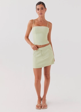 Eliana Crop Top - Green Zest Eliana Crop Top - Green Zest