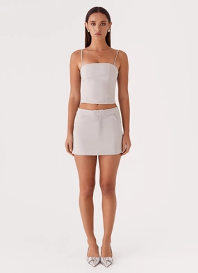 Eliana Crop Top - Grey Eliana Crop Top - Grey