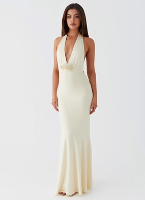 Eliza Rose Maxi Dress - Yellow Eliza Rose Maxi Dress - Yellow