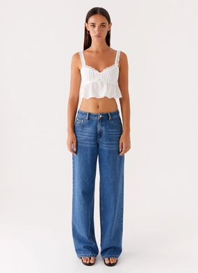 Elliana Cami Top - White Elliana Cami Top - White