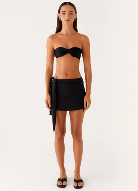 Ellie Swim Mini Skirt - Black Ellie Swim Mini Skirt - Black